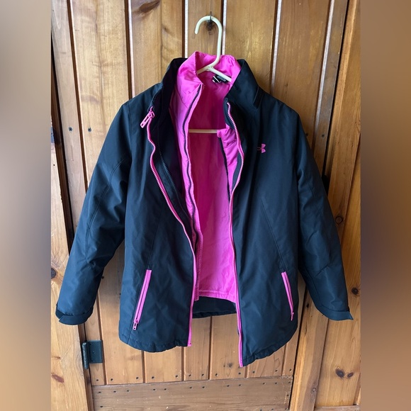 Under Armour | Youth Girls WESTWARD 2 IN 1 Snow/ Ski‎ JACKET - SZ YL - Picture 1 of 7